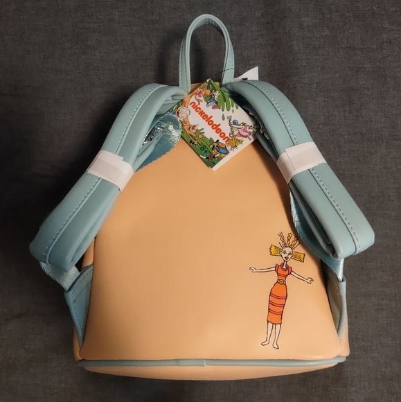 Nickelodeon Rugrats Peach/Creme Backpack w/ original keychains - Picture 3 of 5
